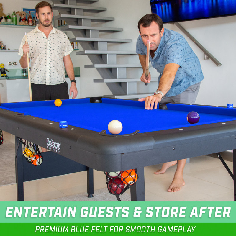 GoSports MidSize Billiards Game Table Foldable Design & Reviews